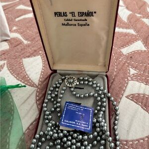 Vintage Pears Silver Necklace